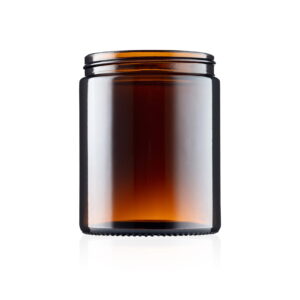 180ml Amber Glass Ointment Jar