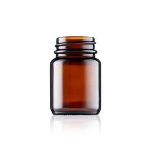 30ml Amber Glass Powder Jar