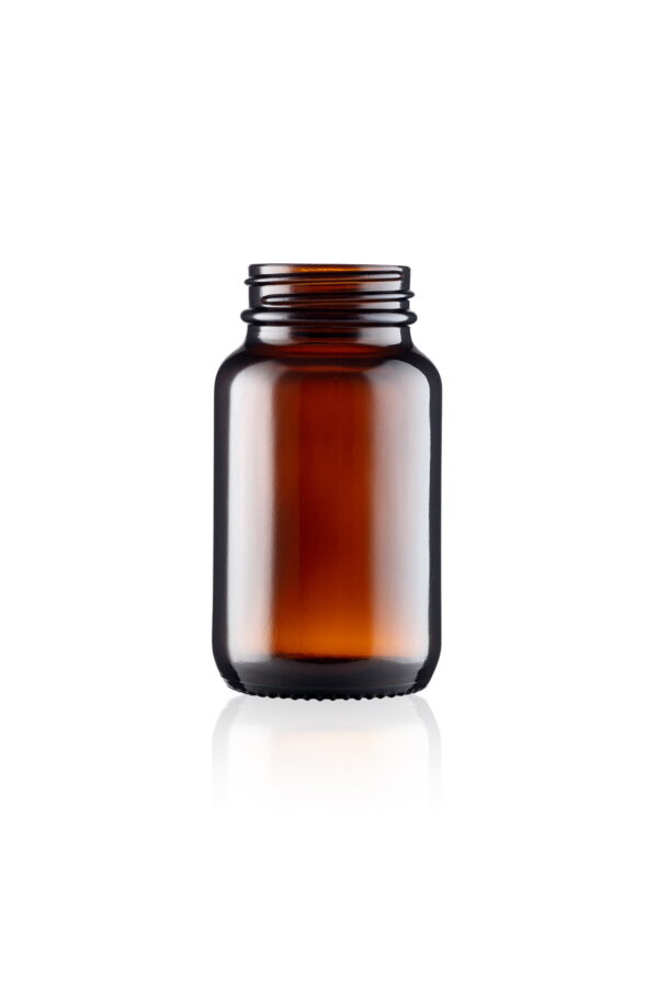 100ml Amber Glass Powder Jar