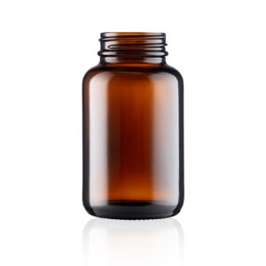 125ml Amber Glass Powder Jar