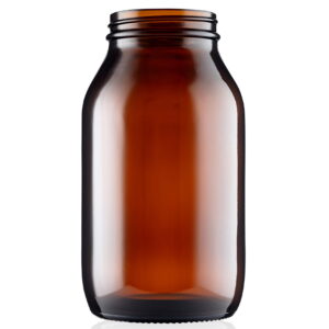 500ml Amber Glass Powder Jar