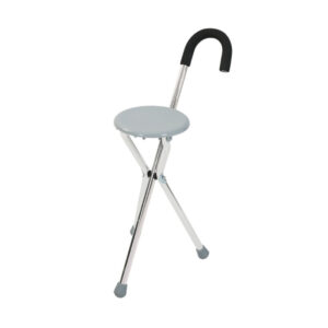 Walking Stick with Seat ? Stainless