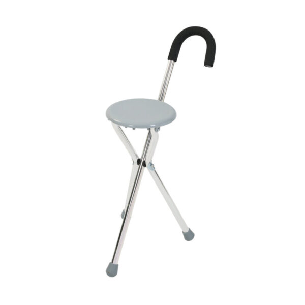 Walking Stick with Seat ? Stainless