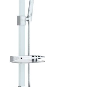The Allschoolabs shower System. N155 White. 100% Brass Engine