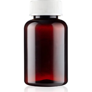 150ml UnoPac? Amber Round PET Tablet Bottle