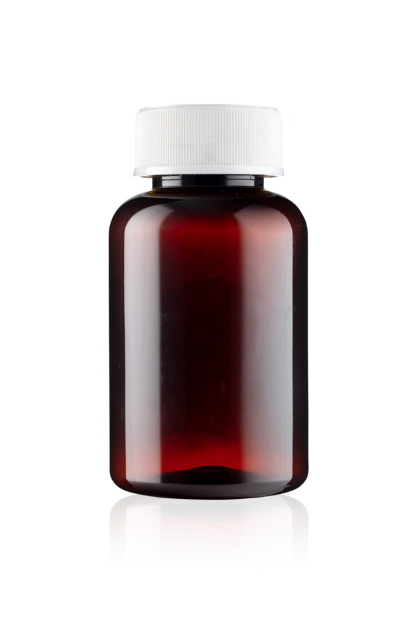 150ml UnoPac? Amber Round PET Tablet Bottle