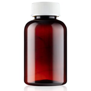 200ml UnoPac? Amber Round PET Tablet Bottle