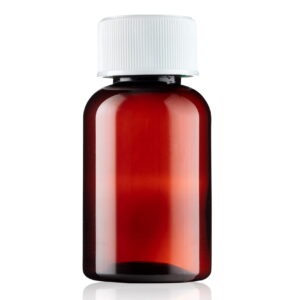 50ml UnoPac? Amber Round PET Tablet Bottle