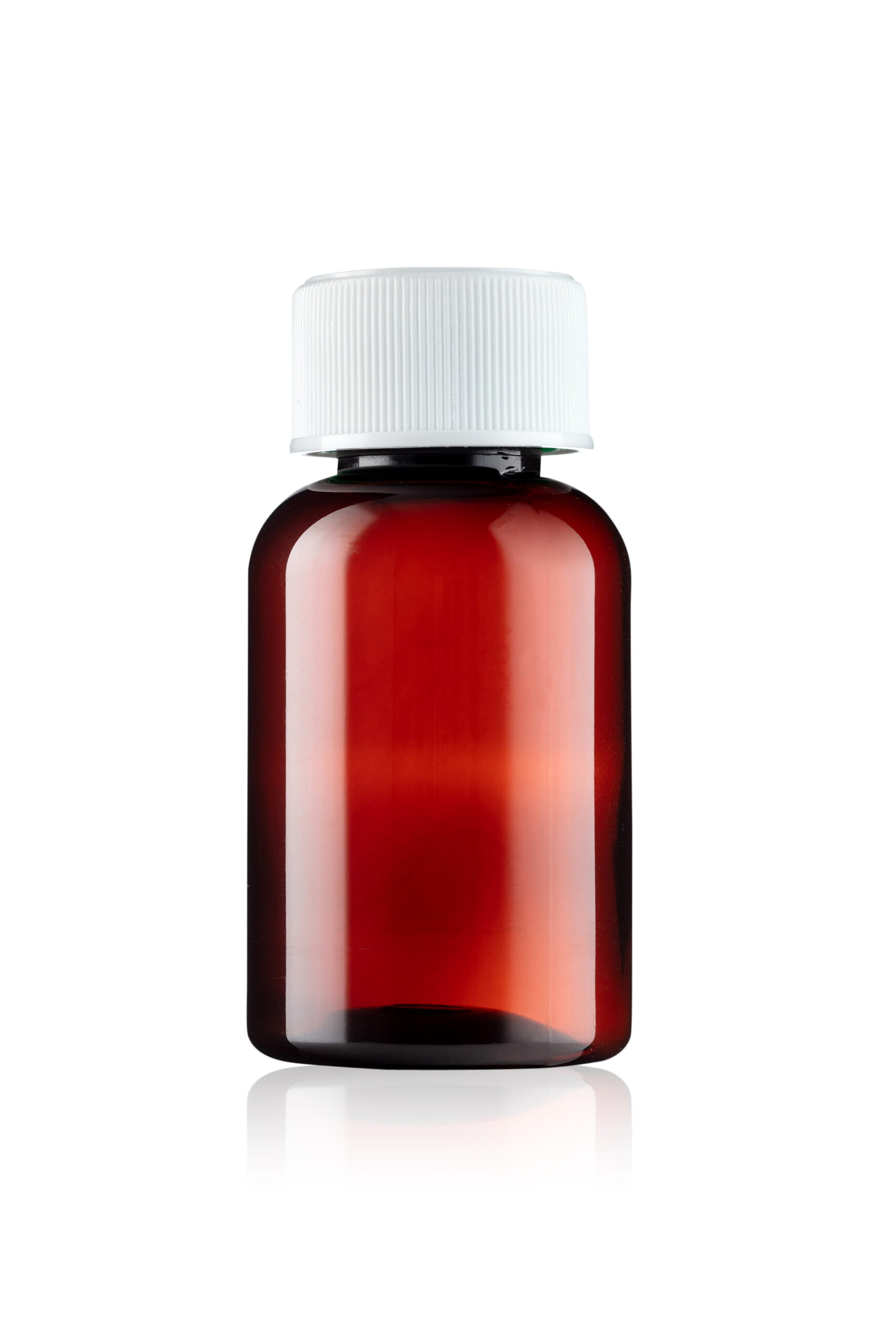 50ml UnoPac? Amber Round PET Tablet Bottle
