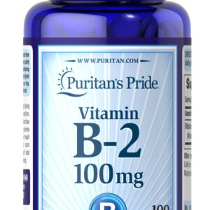 PURITANS PRIDE VIT B2 100MG