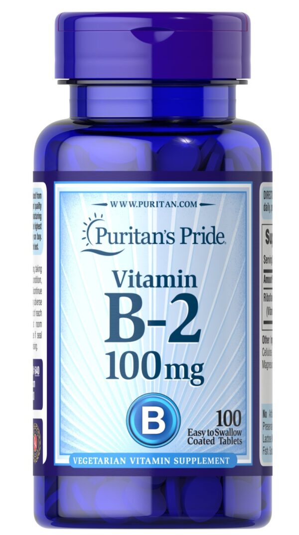 PURITANS PRIDE VIT B2 100MG