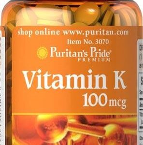 P/PRIDE VITAMIN K 100MCG
