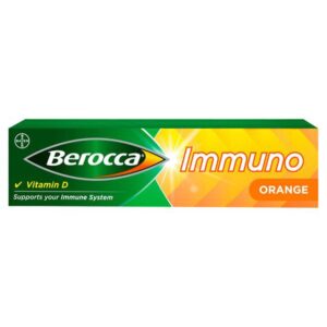 Berocca Immuno Effervescent Tablets Orange Flavour