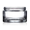 200ml Heavy Base Clear Glass Balm Jar