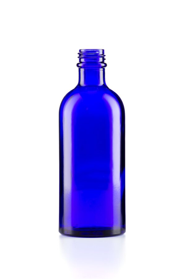 100ml-200ml Blue Glass Helmsley Bottles