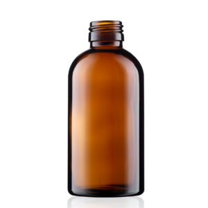 50ml-300ml Amber Glass Boston Round Bottles