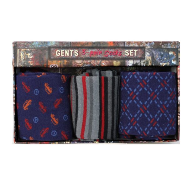 Gents 3-Pair Socks Set