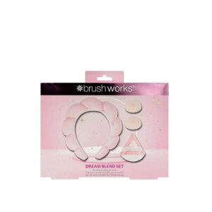 Brushworks Dream Blend Headband & Makeup Sponge Set