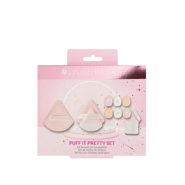 Brushworks Puff It Pretty 9-Piece Makeup Sponge Set