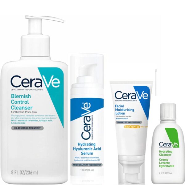 CeraVe 3-Step Blemish Control & Moisturising Bundle