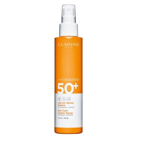 Clarins Sun Care Body Lotion-in-Spray UVA/UVB 50+