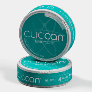 22mm ClicCan ? Child-Resistant Pouch Can with Child-Resistant Waste Compartment
