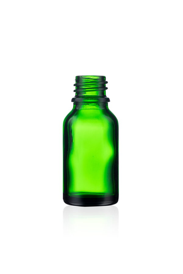 15ml Green Durham Glass Dropper Bottle