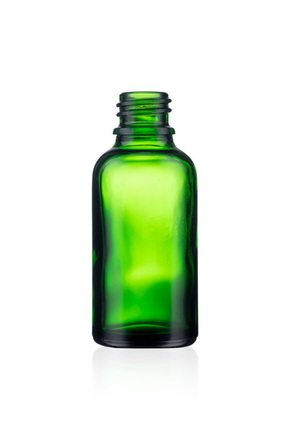 30ml Green Durham Glass Dropper Bottle