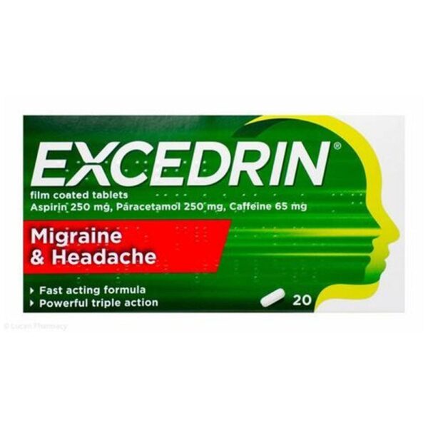 Excedrin Migrane & Headache Tablets 20 Pack