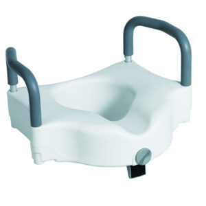 Raised Toilet Seat with Handle