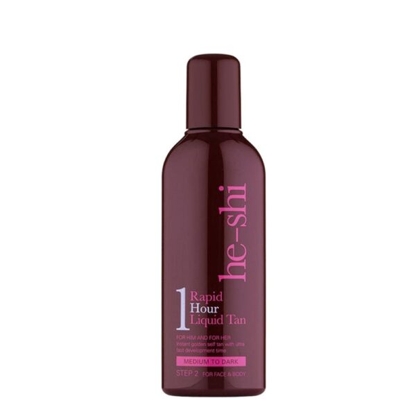 He-Shi Rapid 1 Hour Liquid Tan Medium - Dark 150ml