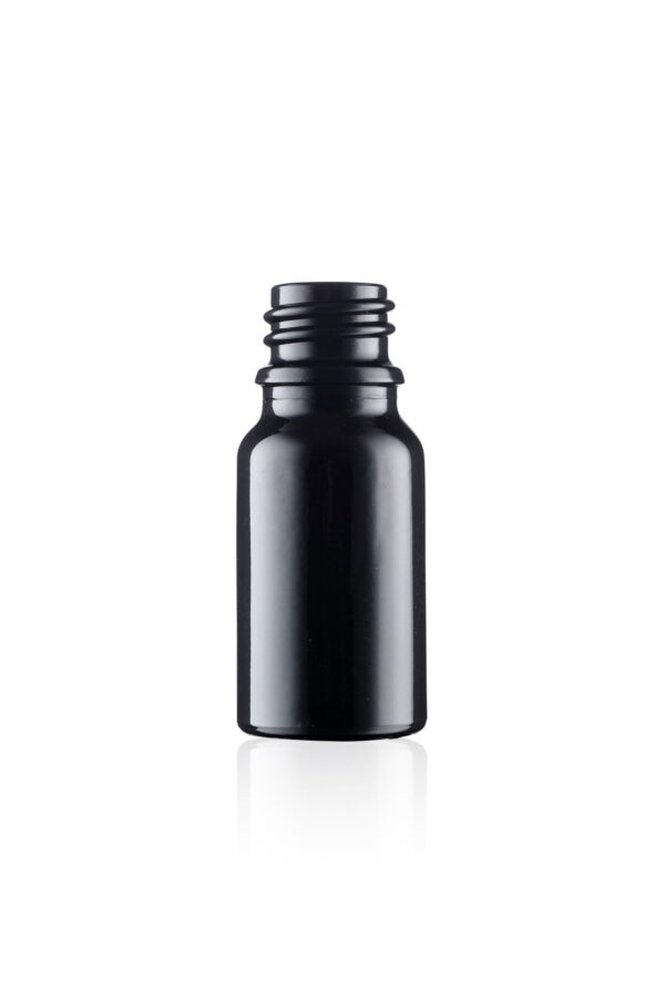 10ml Black Glass Dropper Bottle