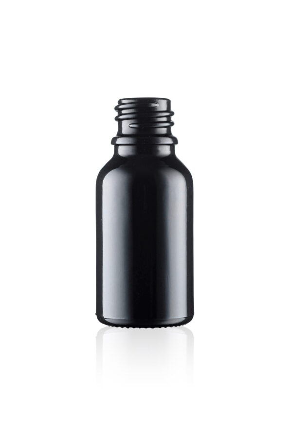 15ml Black Glass Dropper Bottle