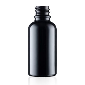 30ml Black Glass Dropper Bottle
