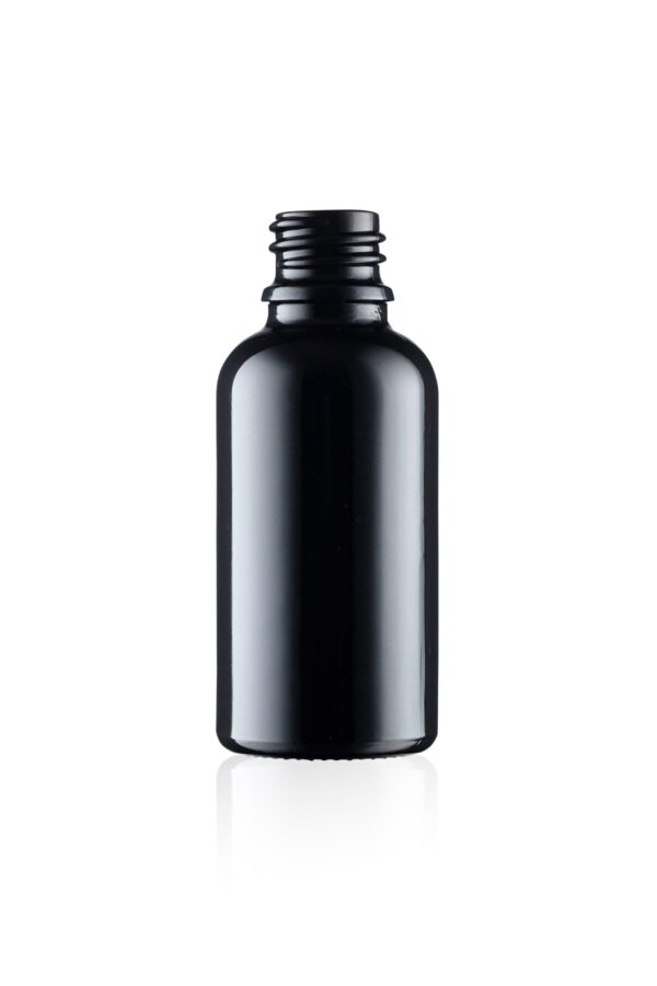 30ml Black Glass Dropper Bottle