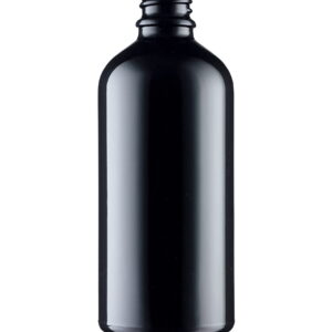 100ml Black Glass Dropper Bottle