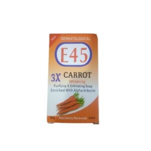 E45 3x carrot whitening soap 250g