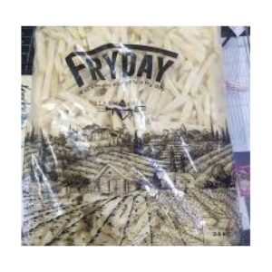 Fryday straight cut french fries 2.5kg