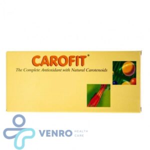 Arscorbic Acid, Vitamin E Acetate USP, Zinc Sulphate USP, Seleniun Dioxide CAROFIT 10's