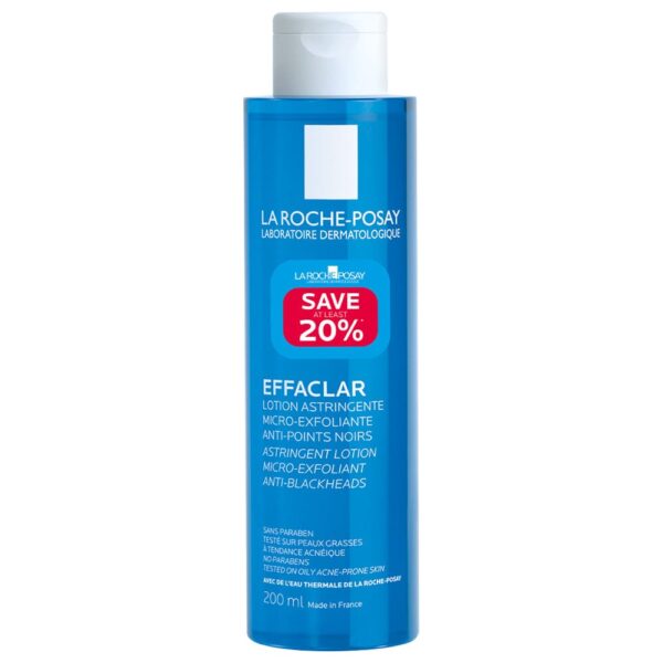 La Roche Posay Effaclar Clarifying Toner 200ml Save 20%