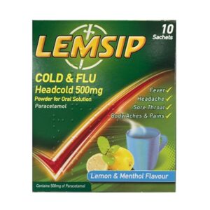 Lemsip Cold & Flu Headcold Sachets 10 Pack