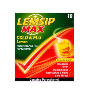 Lemsip Max Cold & Flu Lemon 10pack