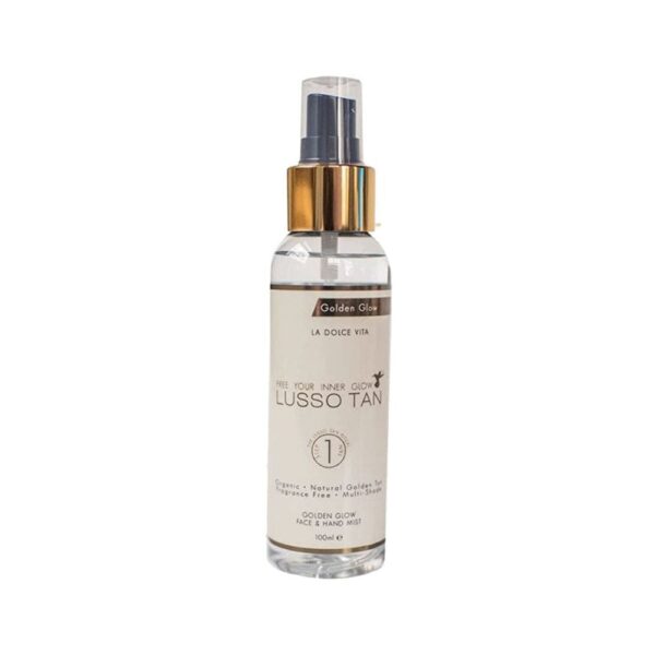 Lusso Tan Golden Glow Face & Hand Mist 100ml