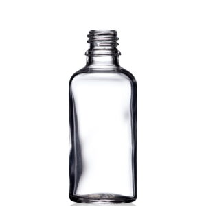 50ml Clear Glass Marlow Bottle