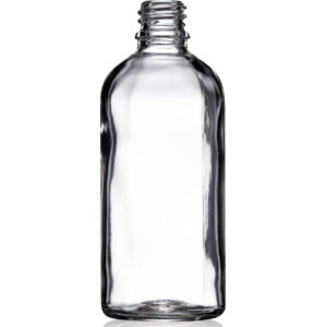 100ml Clear Glass Marlow Bottle