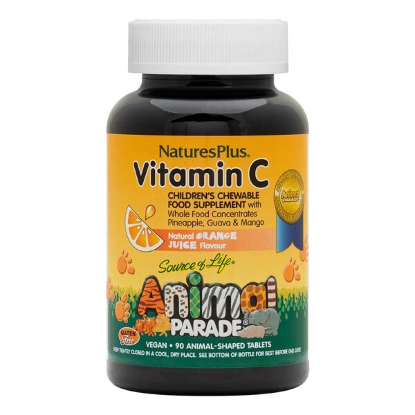 Natures Plus Animal Parade Vitamin C Children's Chewables
