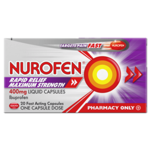 Nurofen Rapid Relief Maximum Strength 400mg 20's