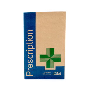 Recycled Paper Prescription Bag