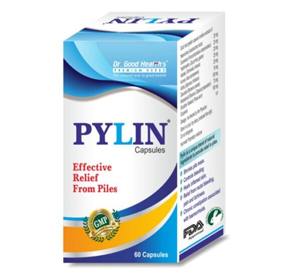 PYLIN Capsules | Effective Relief from Piles (Hemorrhoids) ? 60caps