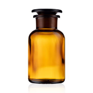 250ml Amber Glass Reagent Bottle & Ground Stopper